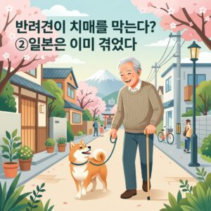 ai thumbnail illustration 반려견이 치매를 막는다 ②일본은 이미 겪었다 1787464775