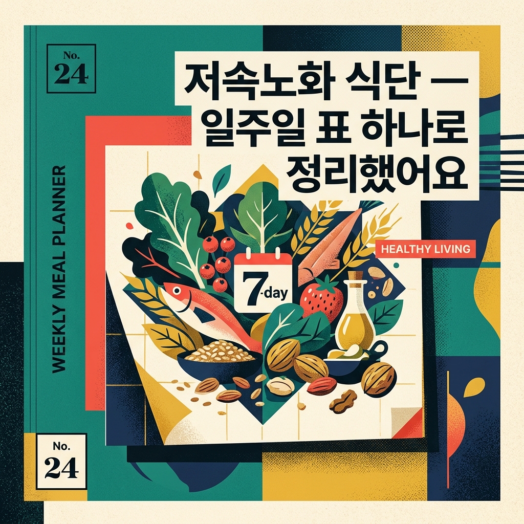 저속노화 식단 — 일주일 표 하나로 정리했어요 1 ai thumbnail poster 저속노화 식단 — 일주일 표 하나로 정리했어요 1787371494