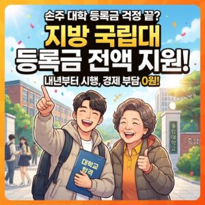 손주 대학 등록금 걱정 끝?지방 국립대 등록금 전액 지원 소식 4 KakaoTalk 20260901 080030615